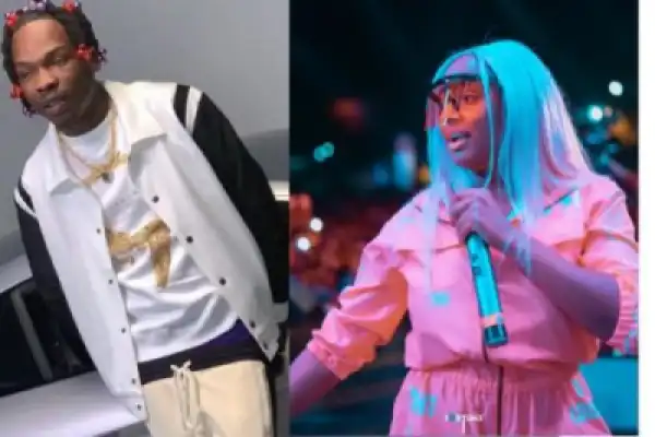 DJ Cuppy Looks Shy As She Decalres To Naira marley She Is A Marlian (Video)